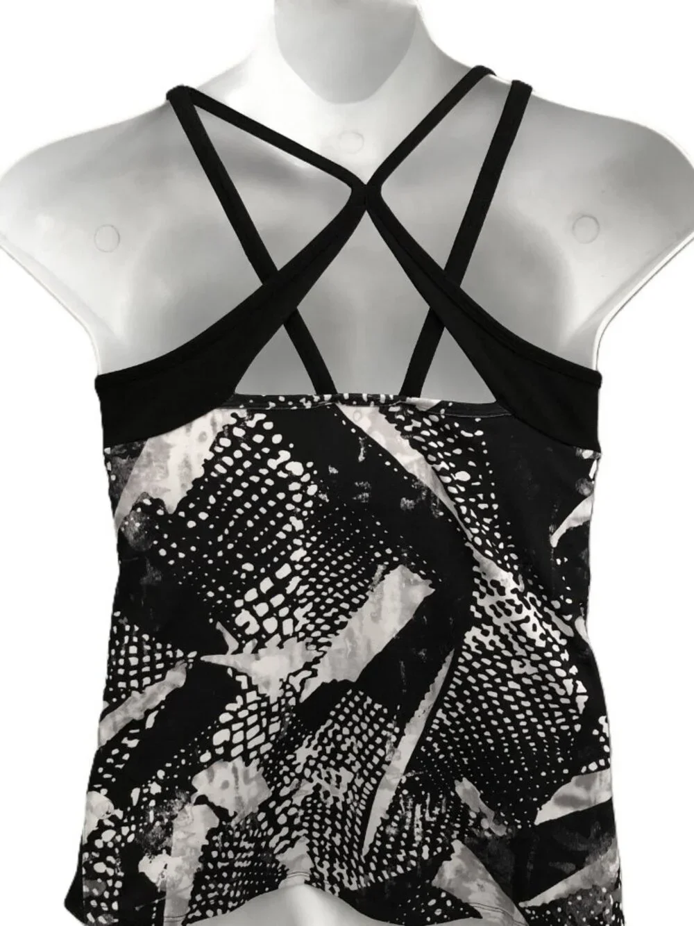 Lululemon Free Flowing Tank Top Shelf Bra Static Mist Size 12